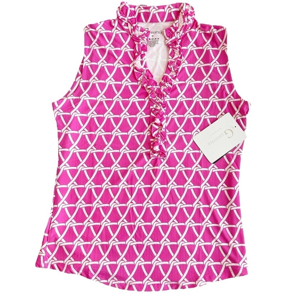 G Lifestyle Sleeveless Golf Top - Picture 3 of 6